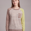 Fashionable Striped Pullover, Versatile Style