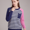 Fashionable Striped Pullover, Versatile Style