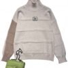 Color Block Turtleneck Knit Sweater for Women