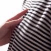 Women's Striped Crew Neck Knit Sweater