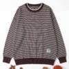 Women's Striped Crew Neck Knit Sweater