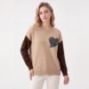 Render_NB-1779869413-c7de Color Block Heart Patch Crewneck Loose Knit Sweater