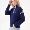 Render_NB-1780208365-268a Half-Zip Stand Collar Horse Embroidery Knit Pullover Sweater