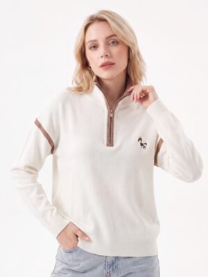 Render_NB-1780208450-b5e9 Half-Zip Stand Collar Horse Embroidery Knit Pullover Sweater