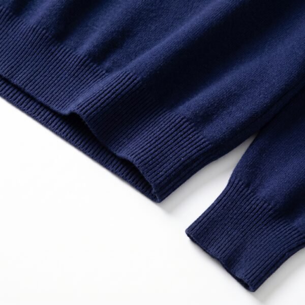 Render_NB-1780273916-d195 Half-Zip Stand Collar Horse Embroidery Knit Pullover Sweater